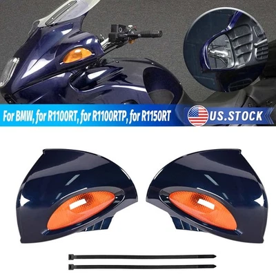 Left&Right Rear View Mirrors Turn Signal Fit For BMW R1100 RT R1100 RTP R1150 RT Foto 1 de 4