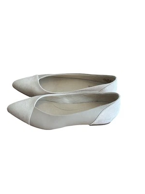 LifeStride Mujer Sistema Suave Punta Punta Ballet Planos Gris Beige 8.5M Foto 1 de 4