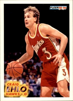 1993-94 Fleer #242 Craig Ehlo Atlanta Hawks - Image 1 of 2