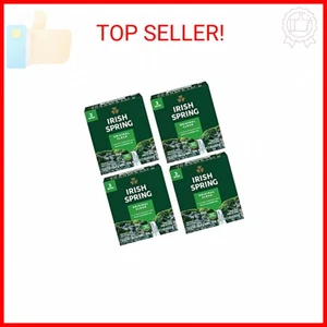 Irish Spring Deodorant Soap Original Bar, 3 Count 3.75 Ounce, 4 Packs, Total 12  - Picture 1 of 2