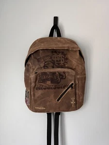 Travis Scott x Mitchell & Ness Mississippi State Backpack - Brown - NEW - Picture 1 of 6