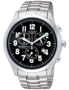 Reloj Citizen Eco-Drive deportivo cronógrafo acero inoxidable para hombre AT0371-53F - Imagen 1 de 3