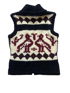 BB's Closet Vest Youth Large Black Quilted Nylon Wool Full Zip Outerwear Girls - Picture 1 of 9