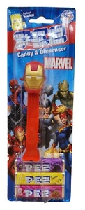 Dispensador y dulces Pez Marvel Universe IRON MAN, TOTALMENTE NUEVO EN TARJETA - Imagen 1 de 8