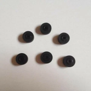 10Pcs Black Tape Recorder Pinch Roller Storage Tape Wheel Pulley 1.5mmx10mmx6mm - Afbeelding 1 van 2