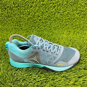 Reebok CrossFit Nano 6.0 Womens Size 7.5 Blue Athletic Running Shoes Sneakers - Picture 1 of 9