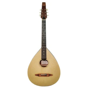 Guitarra Laúd 6 Cuerdas Nueva Acústica Folk Vihuela Kobza Hecha a Mano Madera Natural - Imagen 1 de 11