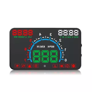 Velocímetro digital OBDII HUD de 5,8"" OBDII HUD advertencia de exceso de velocidad MPH - Imagen 1 de 9