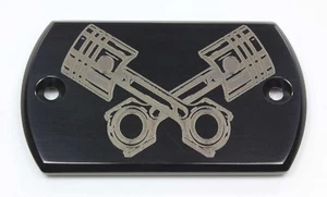 Bremszylinder-Deckel - Pistons - schwarz - Yamaha XVS 650 Drag Star + Classic - Bild 1 von 2