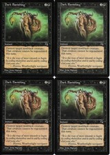 MTG: DARK BANISHING Tempest COMMON; played, Excellent condition x4
