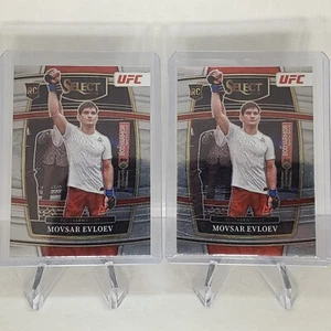MOVSAR EVLOEV 2022 Panini Select (2) UFC Base Rookie Concourse RC - Picture 1 of 2