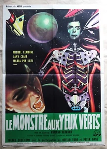 I PIANETI CONTRO DI NOI 1962 Vintage Original French Movie Poster 58x80cm - Bild 1 von 9