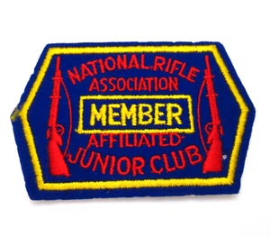 Parche bordado de fieltro de colección de la Asociación Nacional del Rifle de la NRA Junior Club - Imagen 1 de 7