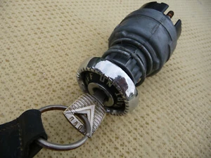 1955 Ford Original Ignition Switch with Bezel and Trim Nice 55 FoMoCo - Picture 1 of 6