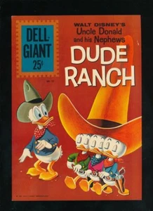 Disneyana-Comics-DELL GIANT-52-Onkel Donald & seine Neffen-Dude Ranch-11/61 - Bild 1 von 2