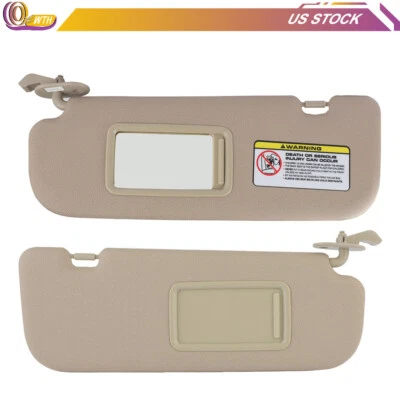 2011-2014 For Left and Right Sun Visor Beige Hyundai Elantra 1.8L 2.0L Foto 1 de 4
