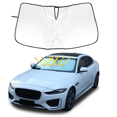 Front Car Windshield Sunshade UV Block Visor Cover For Jaguar XE XEL 2015-2023 - image 1 of 4