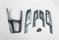 Carbon fiber style Car Interior kit Cover Trim For Honda Civic 2012-2015
