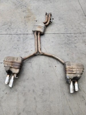 2008 2009 2010 2011 2012 Audi S5 4.2L V8 Factory Rear Exhaust Muffler Dual Pipes - Image 1 of 4