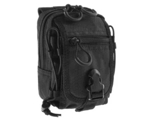 Mil-Tec Hextac Universal Belt Tactical Pouch MOLLE Military Utility Bag Black - Picture 1 of 1