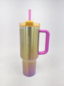 2024 Starbucks x Stanley Summer Sunset Gradient Yellow Pink 40oz Tumbler LESEN - Bild 1 von 6