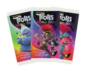 5 x Trolls World Tour Trading Card Booster Packs NEW Topps Movie TCG - Picture 1 of 4