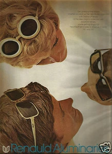 70's Renauld Aluminairies Sunglass Collection Ad 1971 - Bild 1 von 3