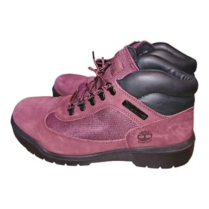 Timberland Field Boot Burgundy Red SIZE 10.5 Mens Waterproof Boot Shoe TBOA1A2U - Picture 1 of 5