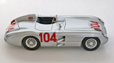 55 Targa Florio Winner M-B 300SLR #104-Plata (Moss/Collins) 1:18 Diecast-Sin caja Foto 1 de 4