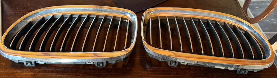 BMW 540i/M5 2000-2003 parrilla lado conductor/pasajero | cromo/negro | sedán Foto 1 de 1