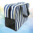 1Pc Blue White Stripe Badetasche Stilvolle Wasserdichte Badetasche Tragbare