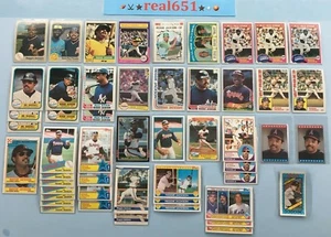 1970~1985 REGGIE JACKSON Vintage Lot x 52 | Topps #459 500 | Yankees HOF Batch - Picture 1 of 11