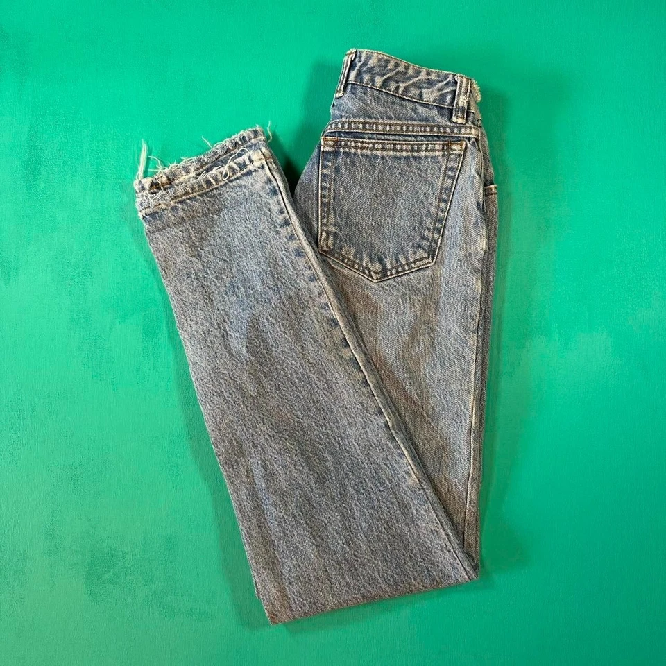 Jeans de mezclilla PePe lavado ácido vintage años 80 cintura alta lavado ácido Foto 1 de 4