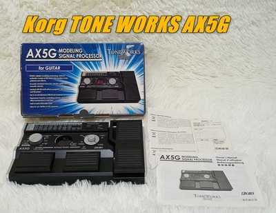 Korg TONE WORKS AX5G Multi-Effektprozessor Gitarren-Expression-Pedal Fußtyp - Bild 1 von 4