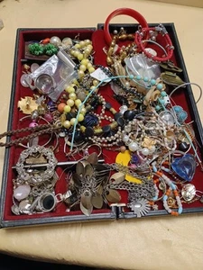 Junk Drawer Jewelry Lot - Picture 1 of 15