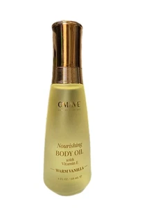 Omave Nourishing Body Oil WARM VANILLA with Vitamin E ~ 4 fl oz ~ New - Picture 1 of 2