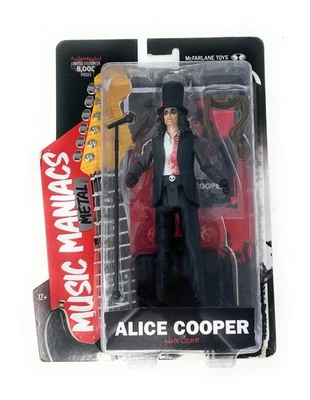 McFarlane • Music Maniacs • ALICE COOPER • Figura de acción de metal de 6 pulgadas - OTROS Foto 1 de 4