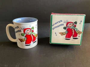Mary Engelbreit "Winter Schminter" Mug w/Box 3 3/4" H x 3 1/4"D - Picture 1 of 6