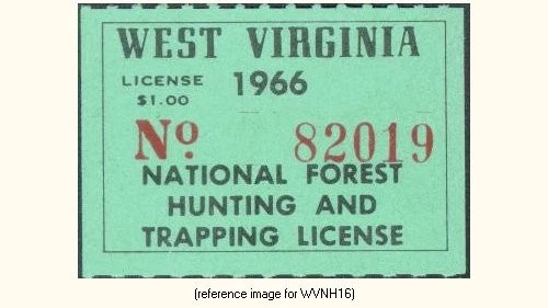 HALFPRICEHUNT West Virginia NF Hunt 1966 $1.00 [S#] - Image 1 of 1