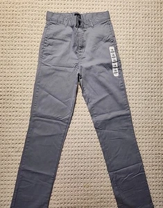 The Children’s Place Young Adult Casual Pants Size 16 Slim Fin Gray Stretch  - Picture 1 of 7