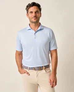 Polo Jersey Johnnie-O Performance - Estampado Hexagonal Seychelles Talla M - Imagen 1 de 1