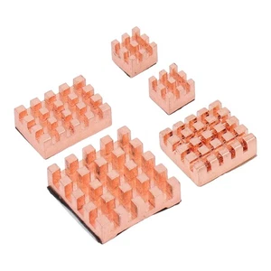 5Pcs CPU Copper Heatsink Strong Thermal Conductivity Efficient Cooling Heat Sink - Picture 1 of 22