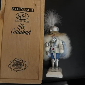 Steinbach KSA Collectibles Mini Nutcracker Sir Galahad Hand Made Germany - Picture 1 of 6