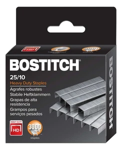 Grapas de alta capacidad Bostitch 25/10, longitud de pierna de 3/8", 3000/caja - Imagen 1 de 1