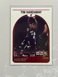 1999-00 Skybox NBA Hoops Decade Tim Hardaway Hoopla #23 Miami Heat