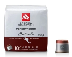 108 capsule caffè ILLY iperespresso GUATEMALA espresso deciso classico arabica - Foto 1 di 1