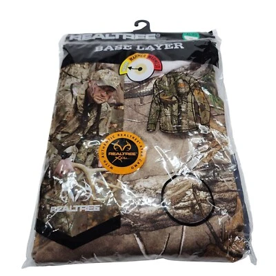 Camisa térmica Real Tree Performance capa base manga larga cuello redondo cálida XL Foto 1 de 4