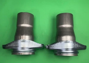 3" Ball Header to 2.5" ID 409 Stainless Steel 2 Bolt Collector Reducers USA - Picture 1 of 8
