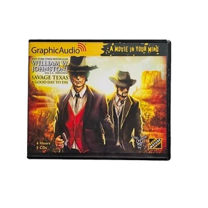 SAVAGE TEXAS A GOOD DAY TO DIE Graphic Audio William W Johnstone Audio Book - Picture 1 of 5