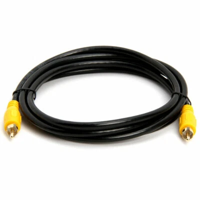 6 Feet - RCA Composite Video, Subwoofer S/PDIF Cable Coax Durablw FREE SHIPPING - Image 1 of 2